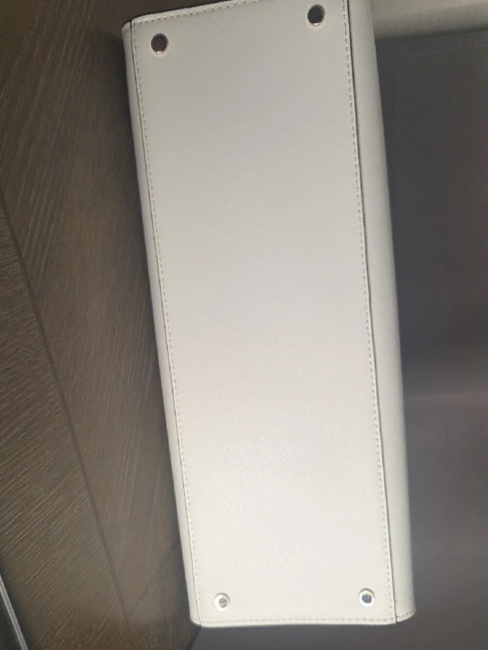 kate spade white leather satchel